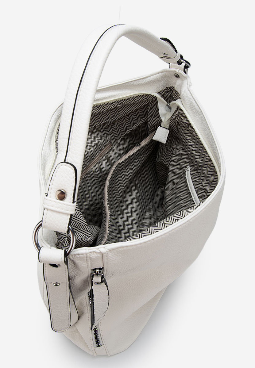 Hobo torba Agripinia bijele
