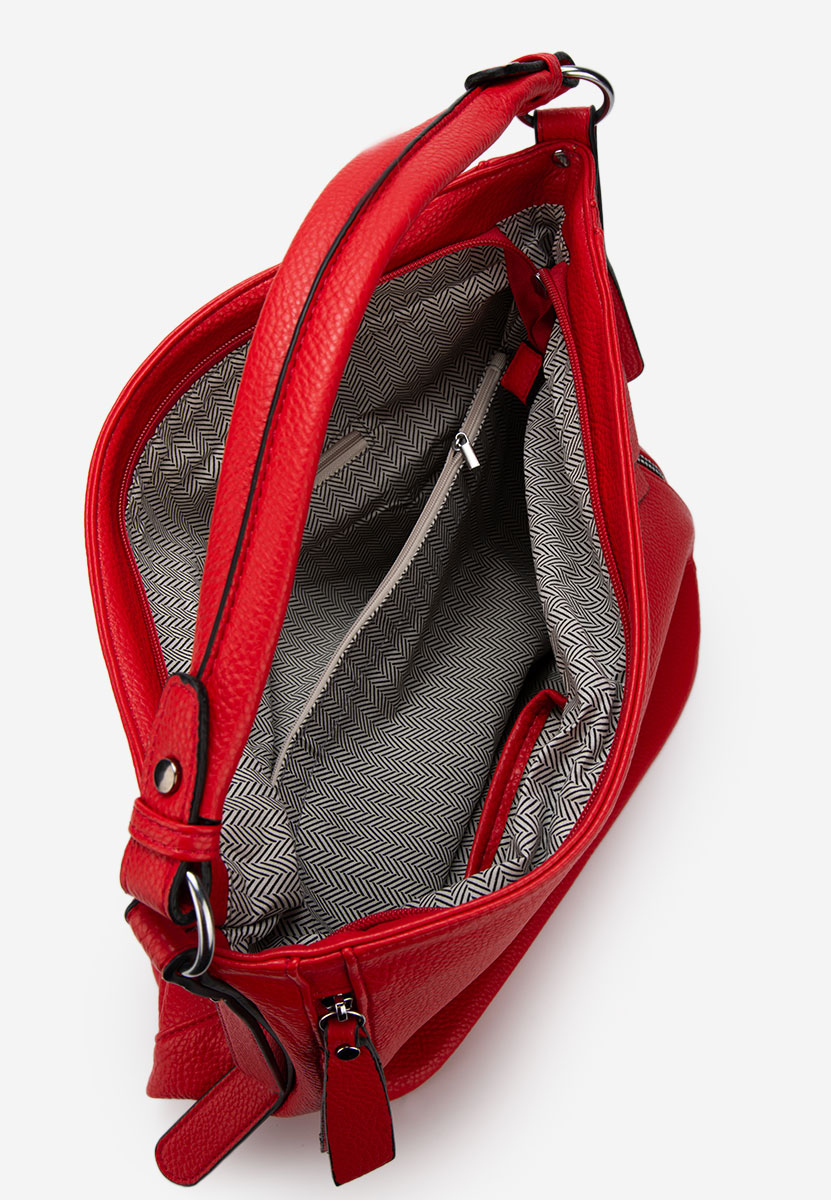 Hobo torba Agripinia crveno