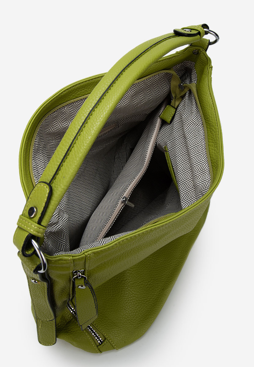 Hobo torba Agripinia zeleno