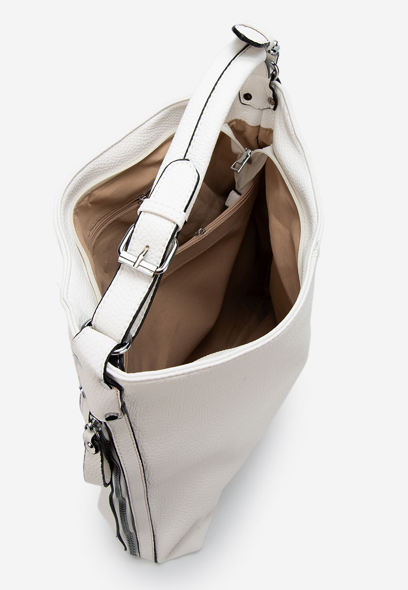 Hobo torba Anelia bijele