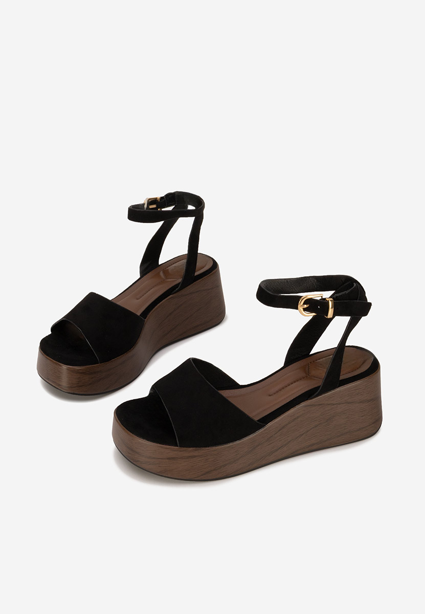 Sandale s platformom Ysaria crno