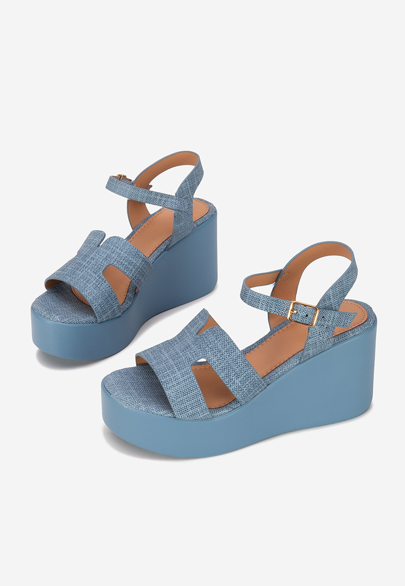 Sandale s platformom Raselia denim