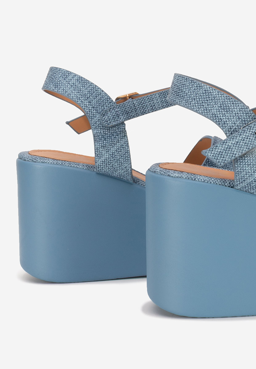 Sandale s platformom Raselia denim