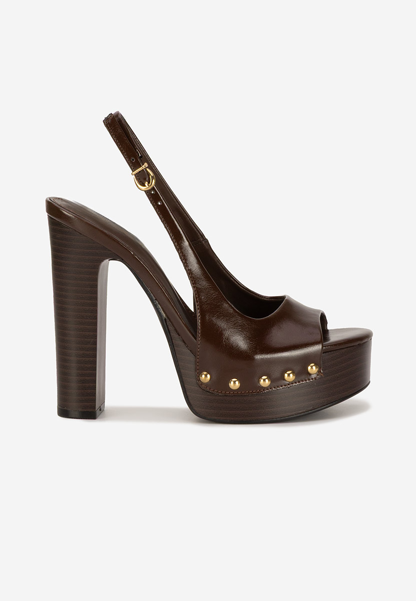 Sandale s petu Izabella braon