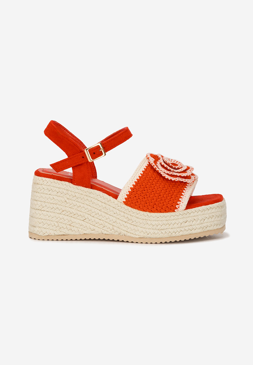 Sandale s platformom Lorine crveno