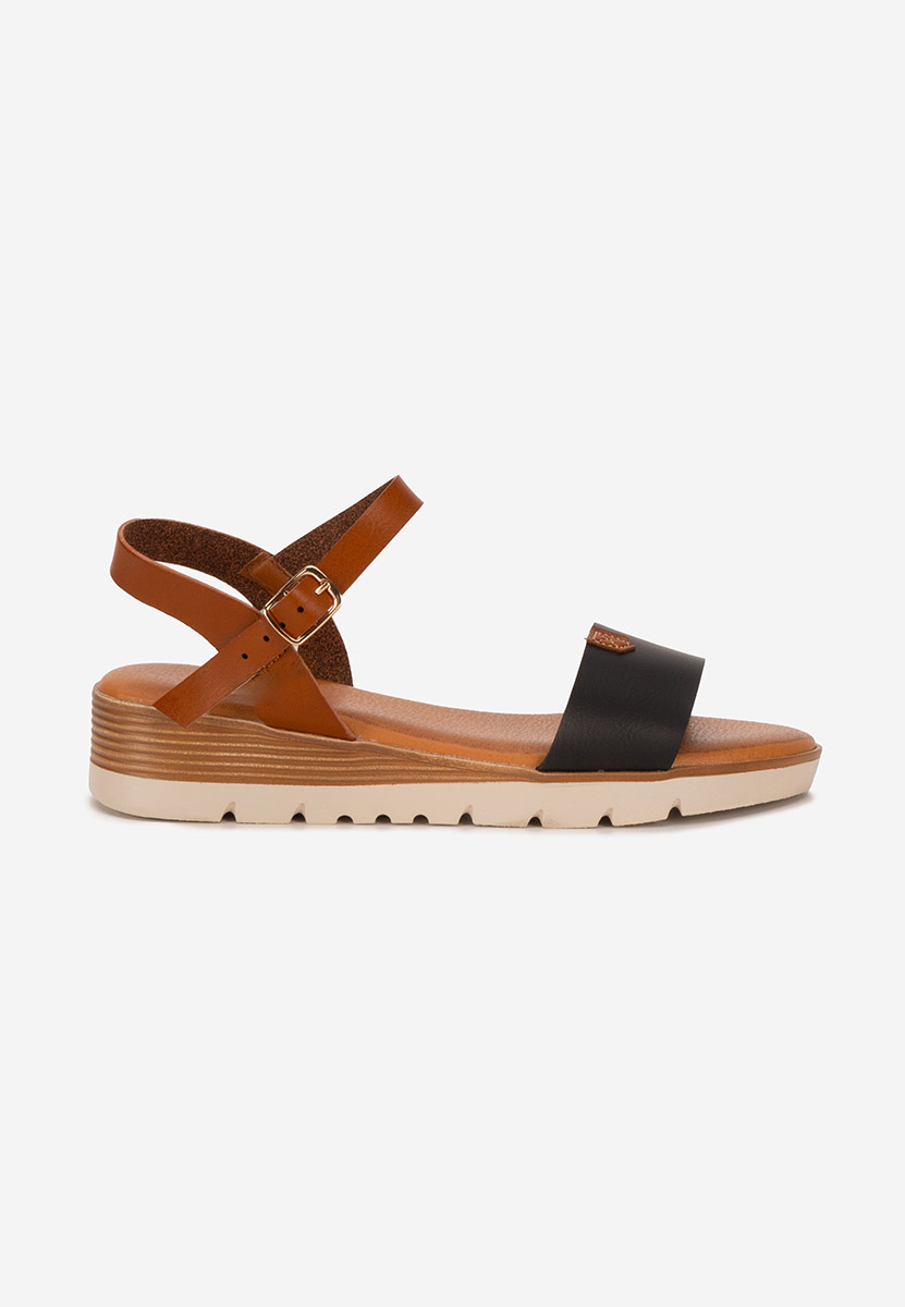 Sandale s platformom Rabielia crno