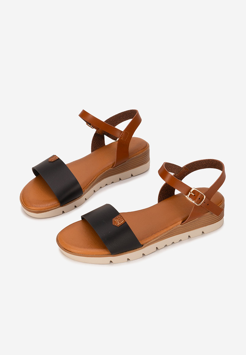 Sandale s platformom Rabielia crno
