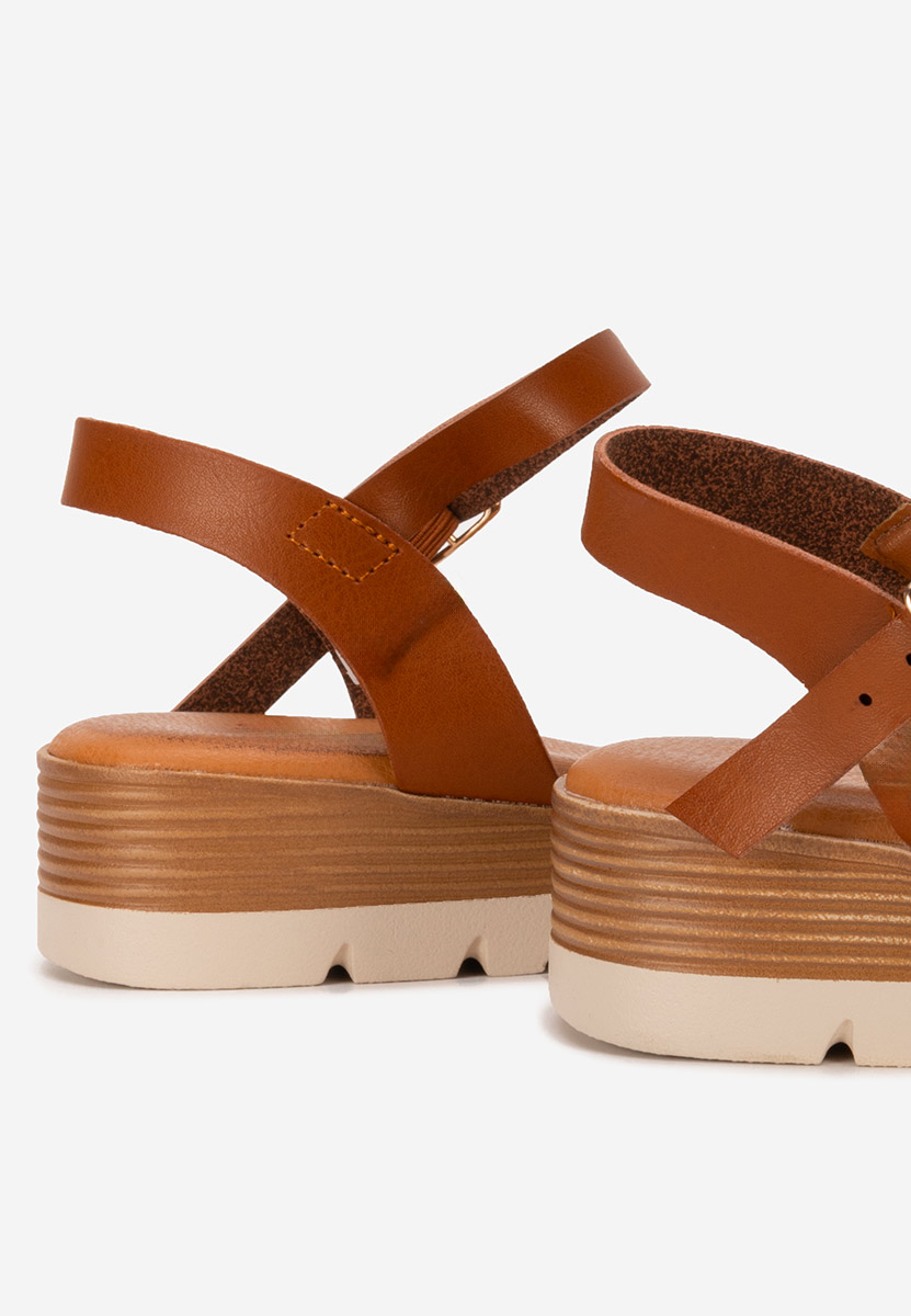 Sandale s platformom Rabielia crno