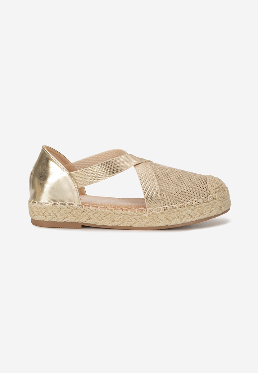 Espadrilles za ženske Fensy zlatno