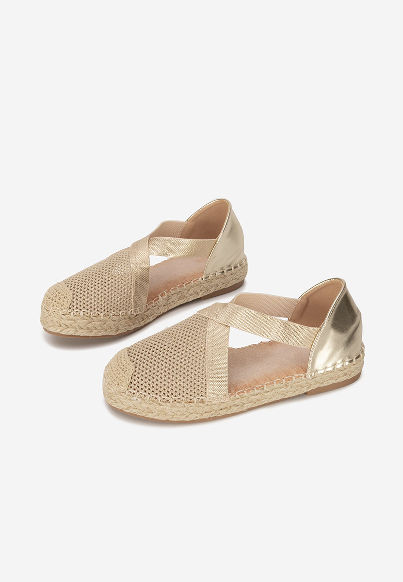 Espadrilles za ženske Fensy zlatno