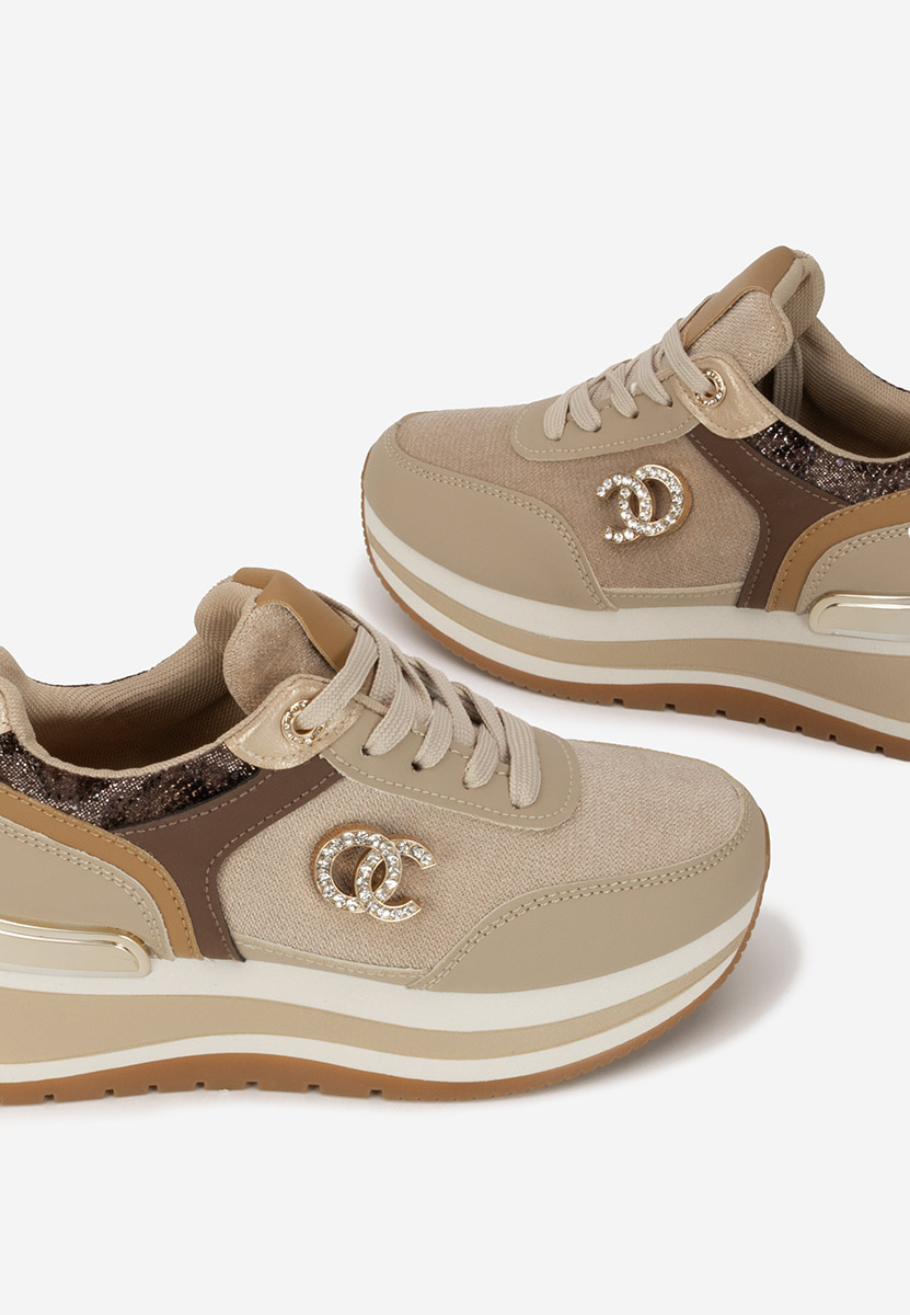Tenisice sa platformom Liliza kaki
