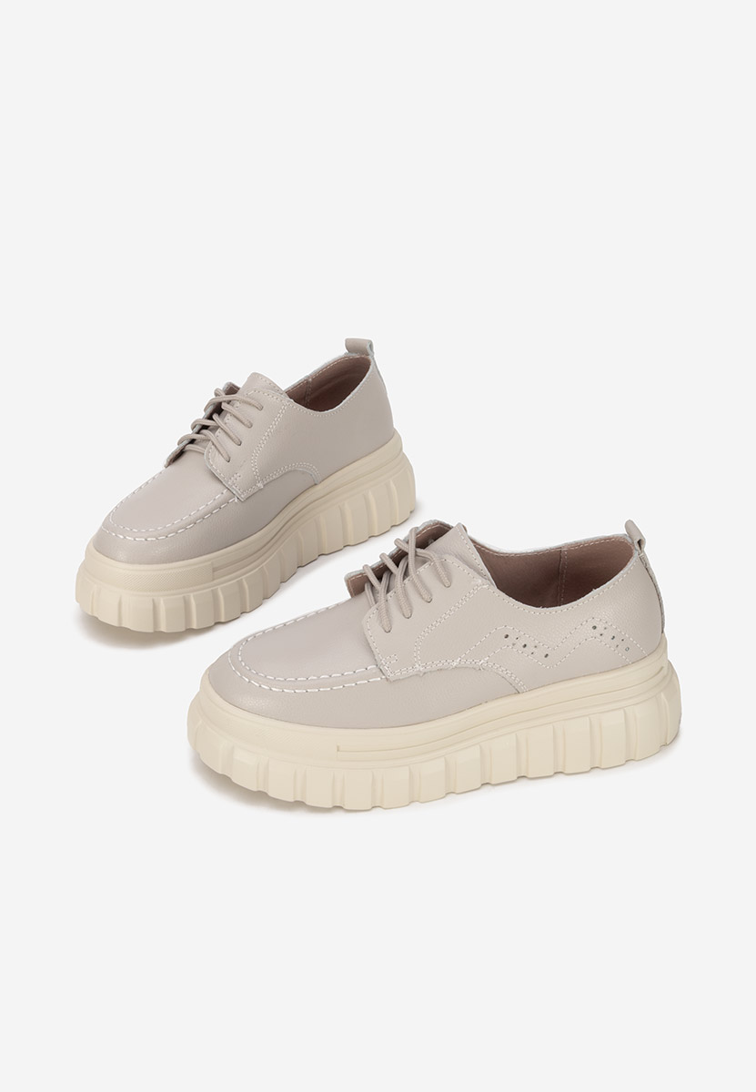 Cipele kozne casual Camya sivo