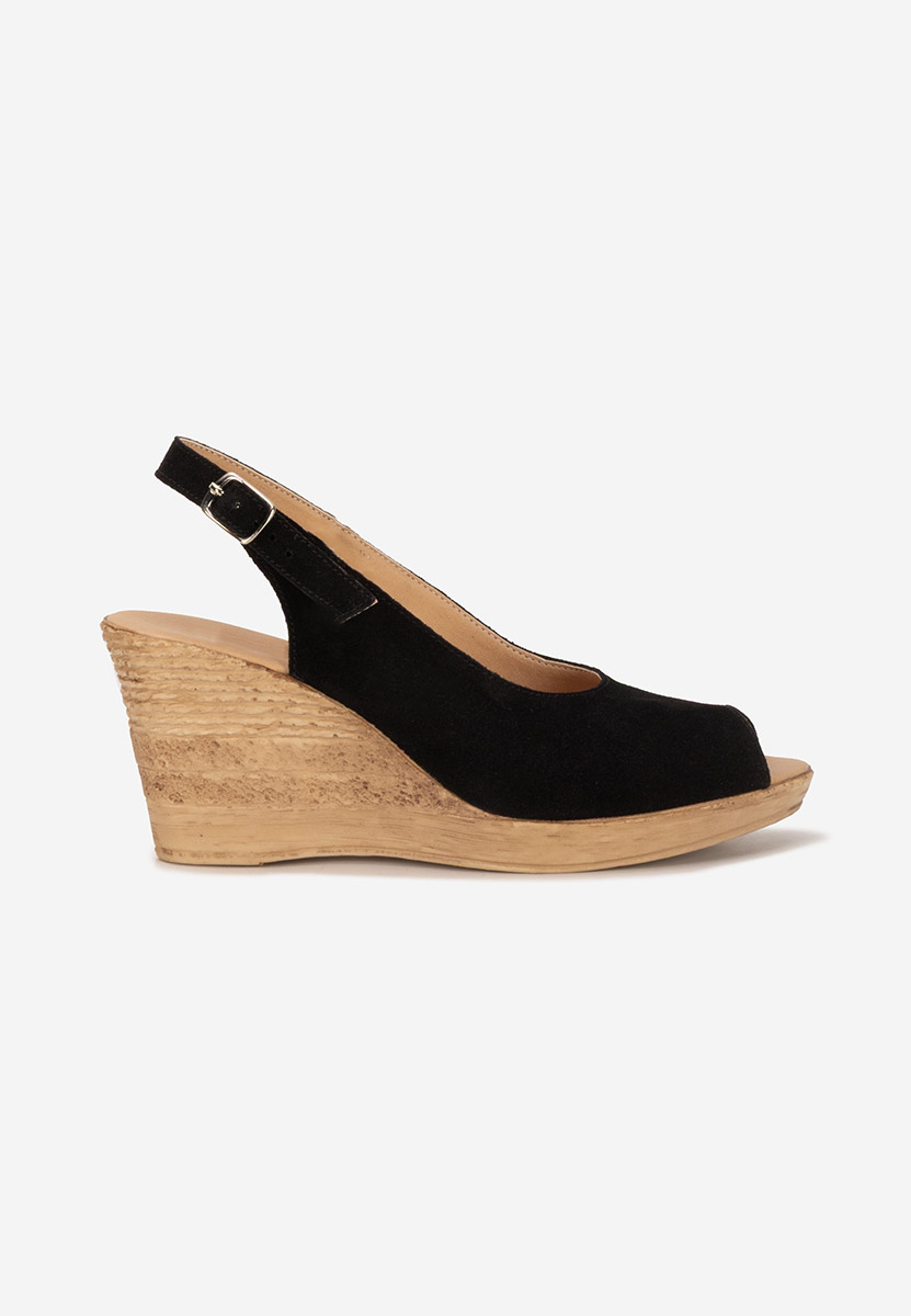 Sandale s platformom Anelka crno