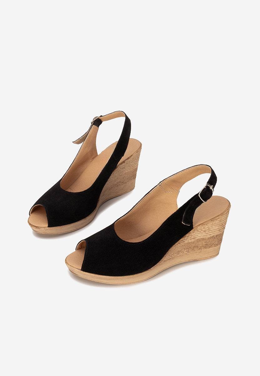 Sandale s platformom Anelka crno