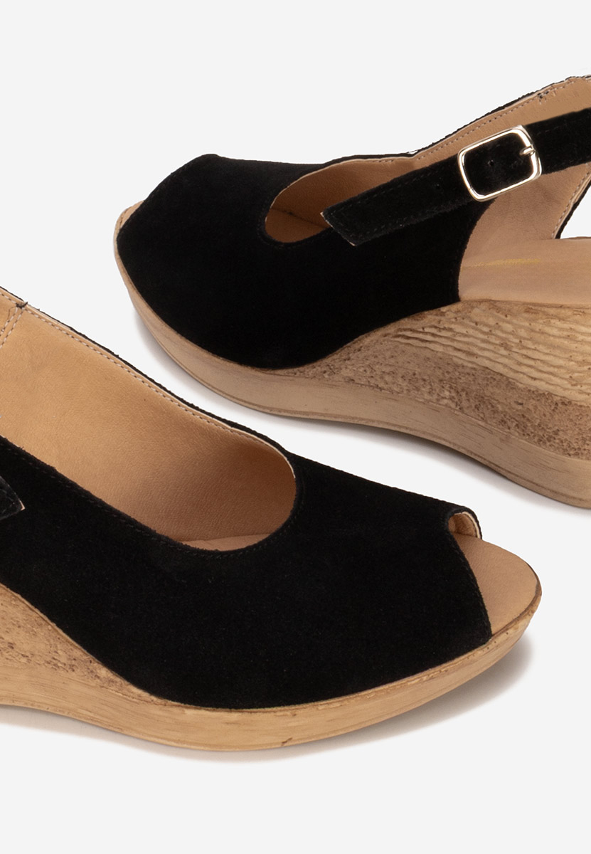 Sandale s platformom Anelka crno