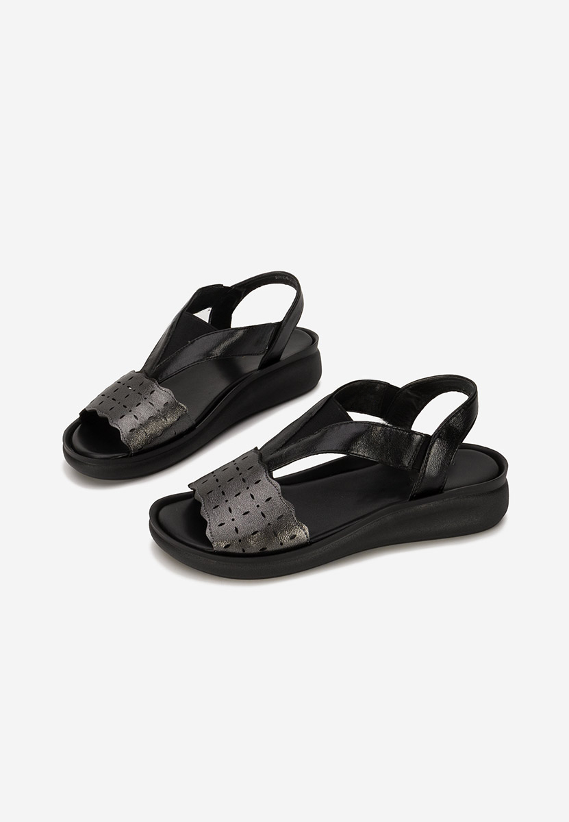 Sandale s platformom Shuzia crno