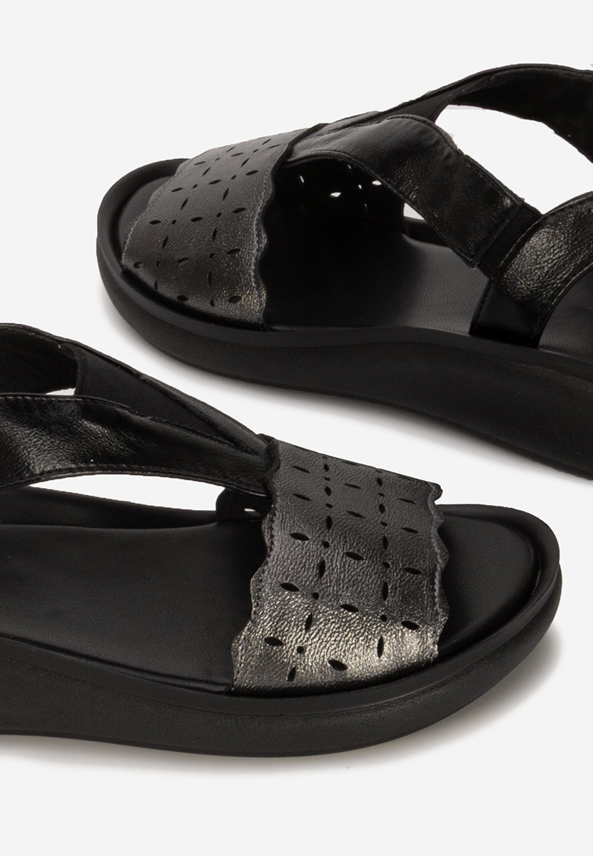 Sandale s platformom Shuzia crno
