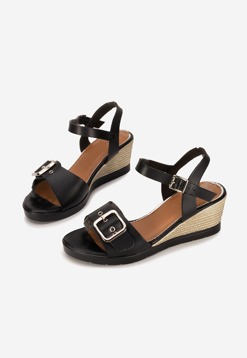 Sandale s platformom Faniana crno