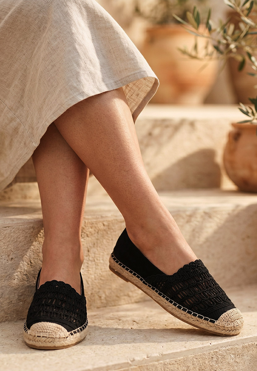 Espadrilles za ženske Henley crno