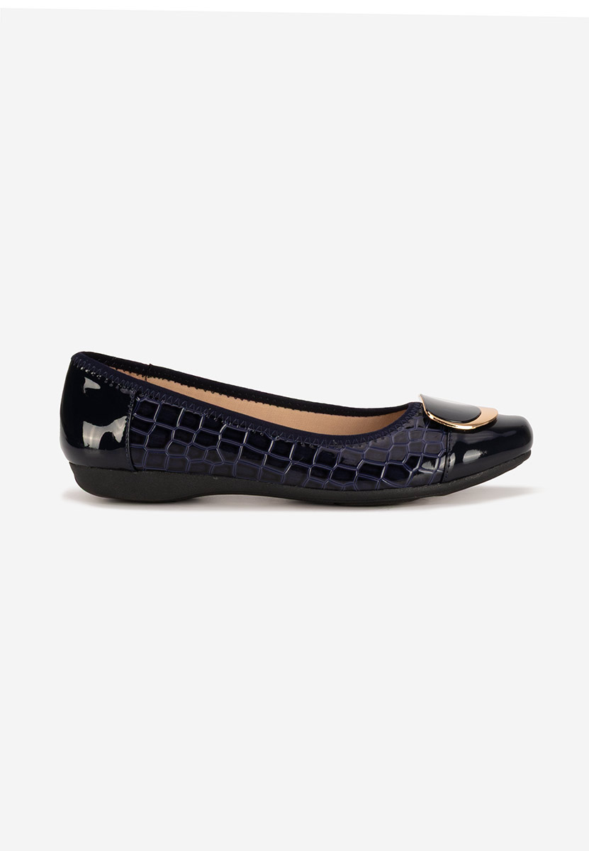 Elegantne cipele na petu Denosia plavo navy