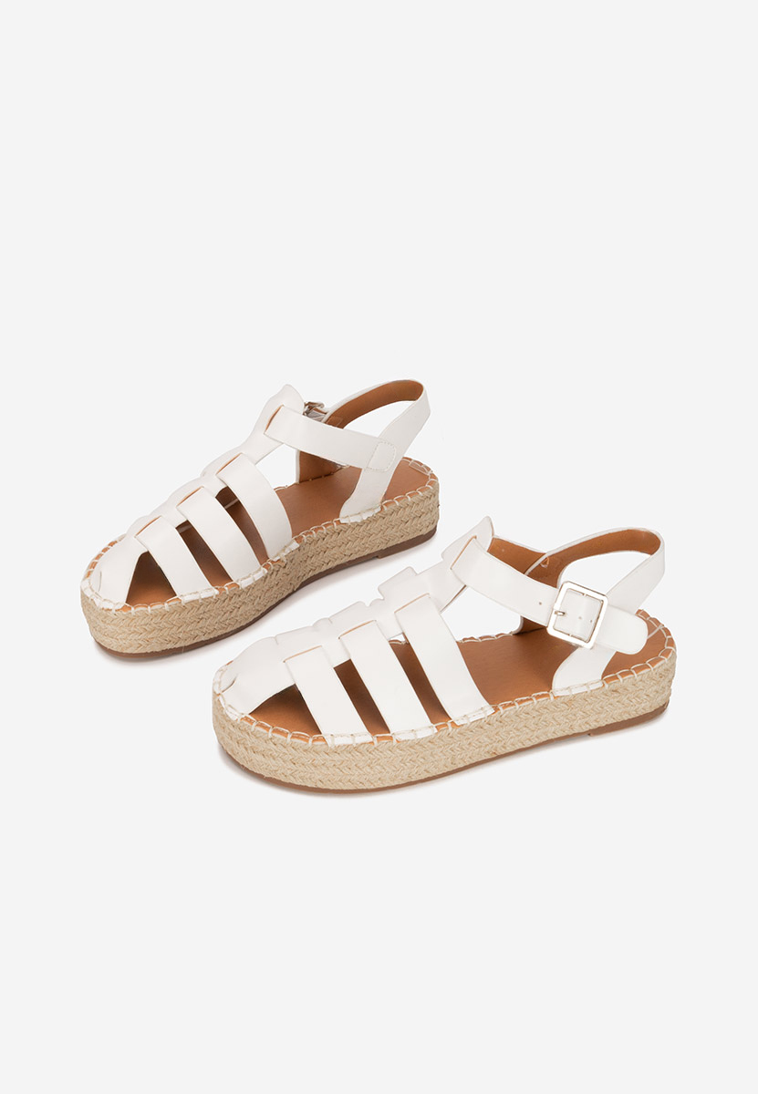 Sandale s platformom Reliama bijele