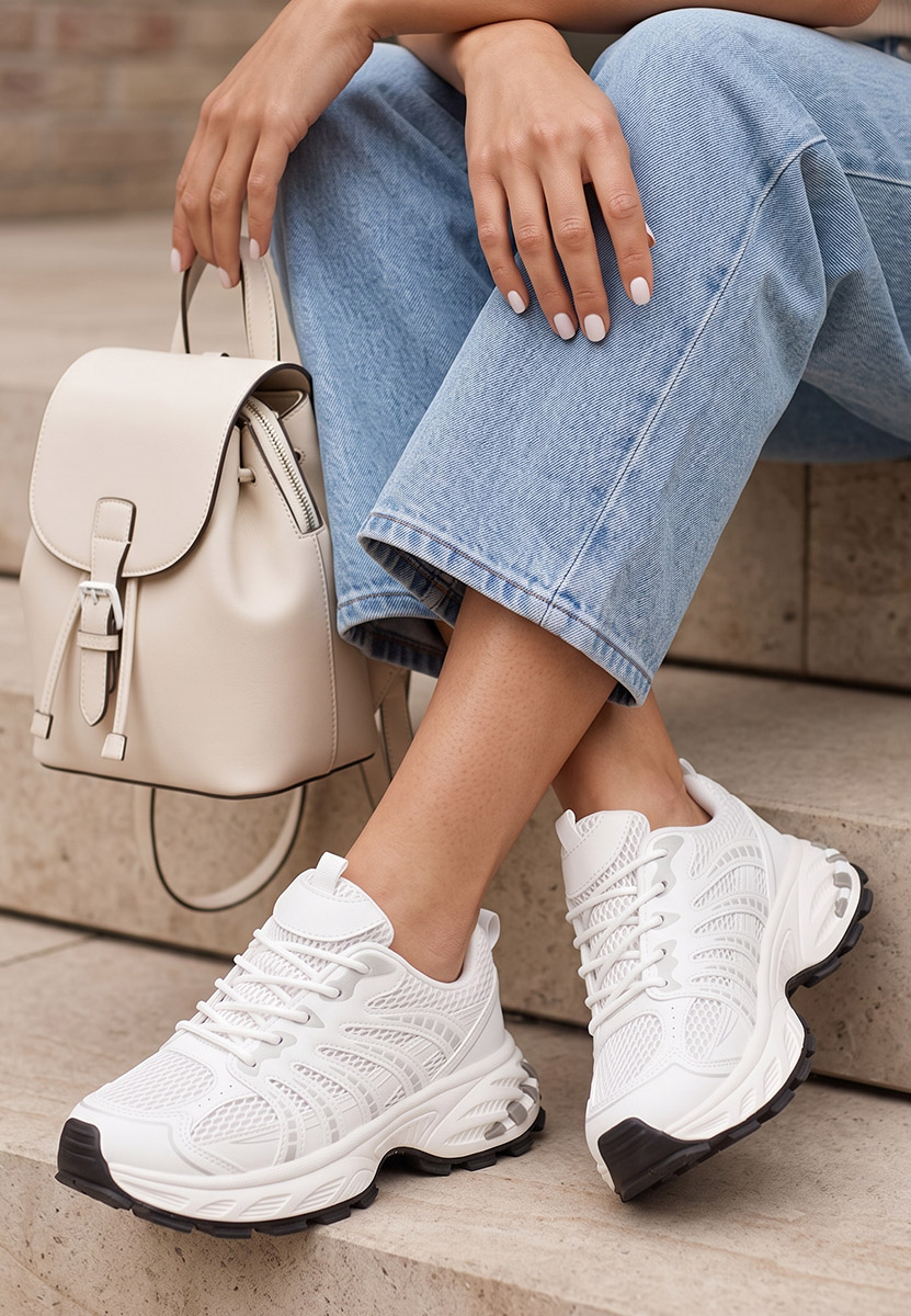 Ženske sneakers Maliania bijele