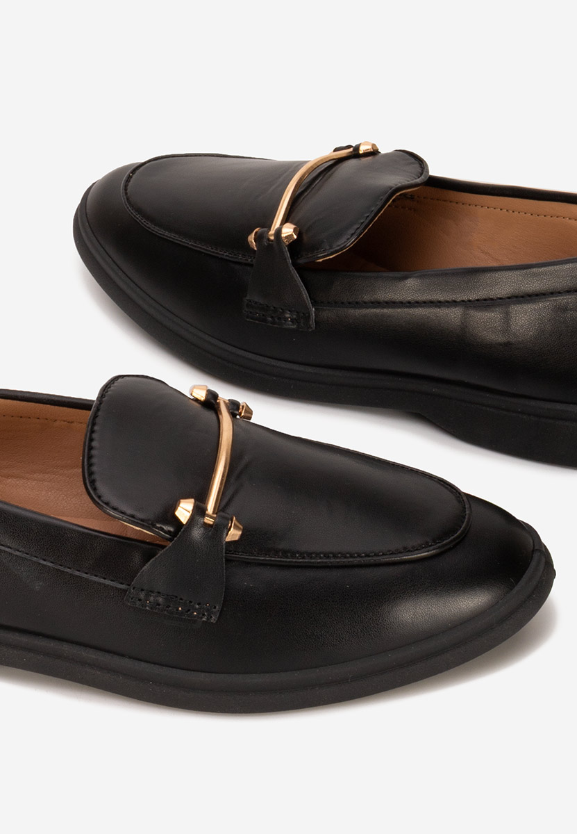 Ženske loaferice Sevalia crno