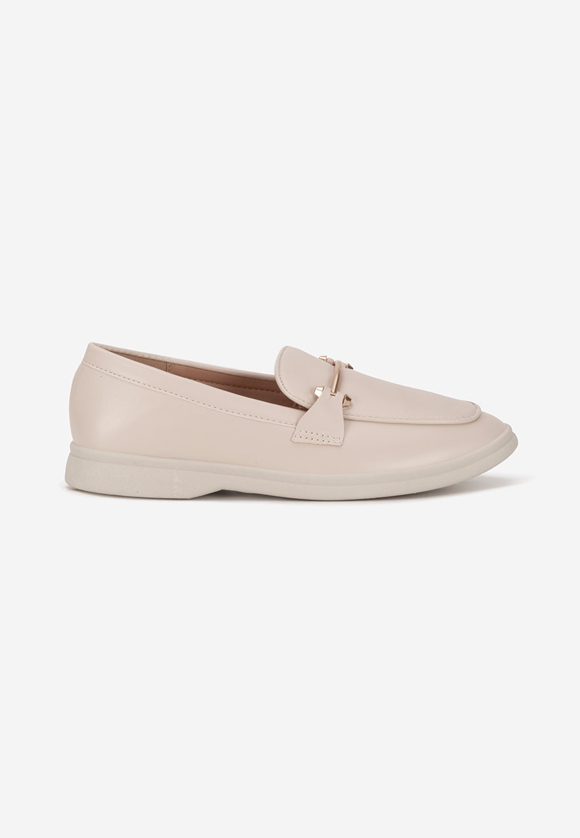 Ženske loaferice Sevalia nude