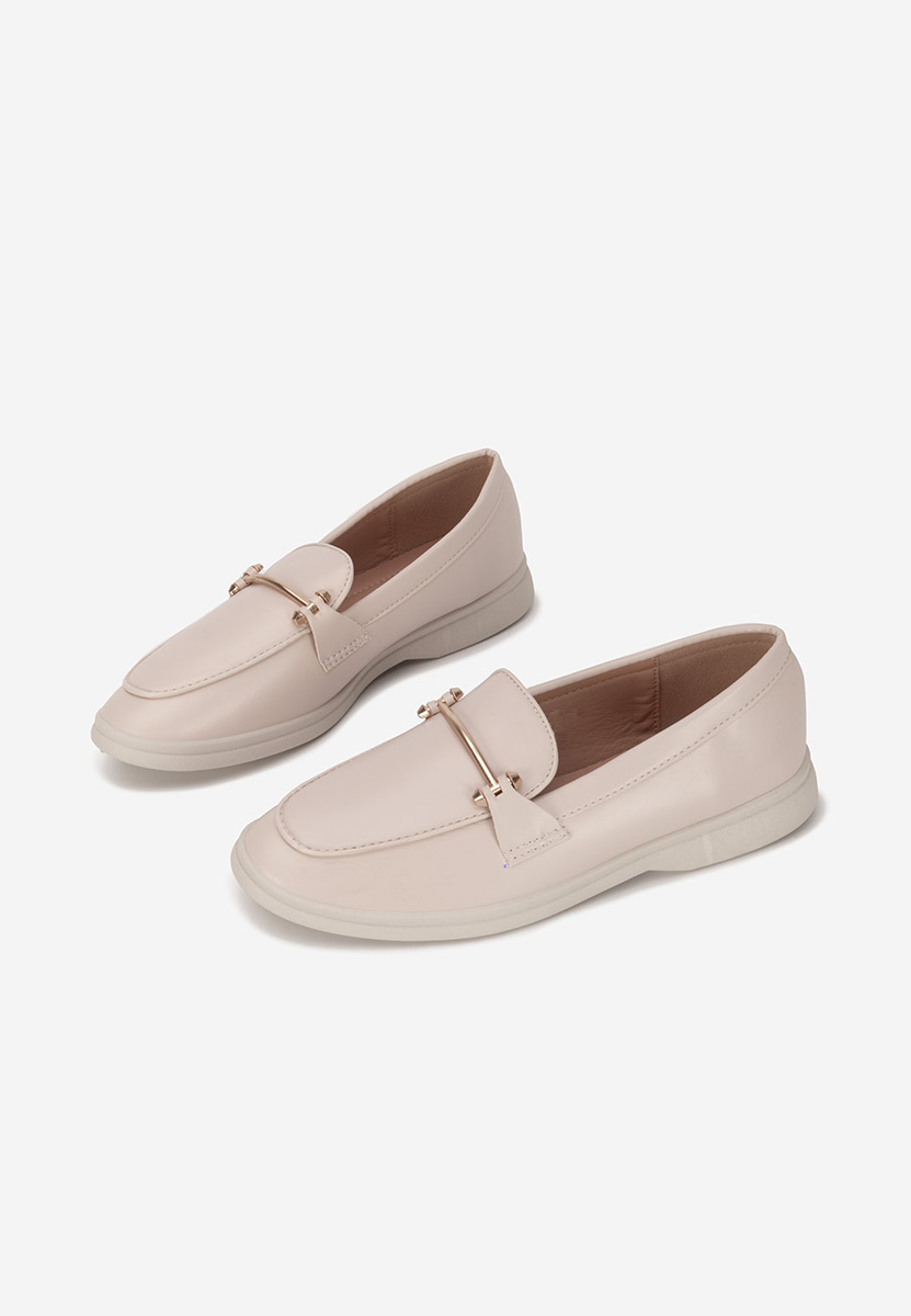 Ženske loaferice Sevalia nude