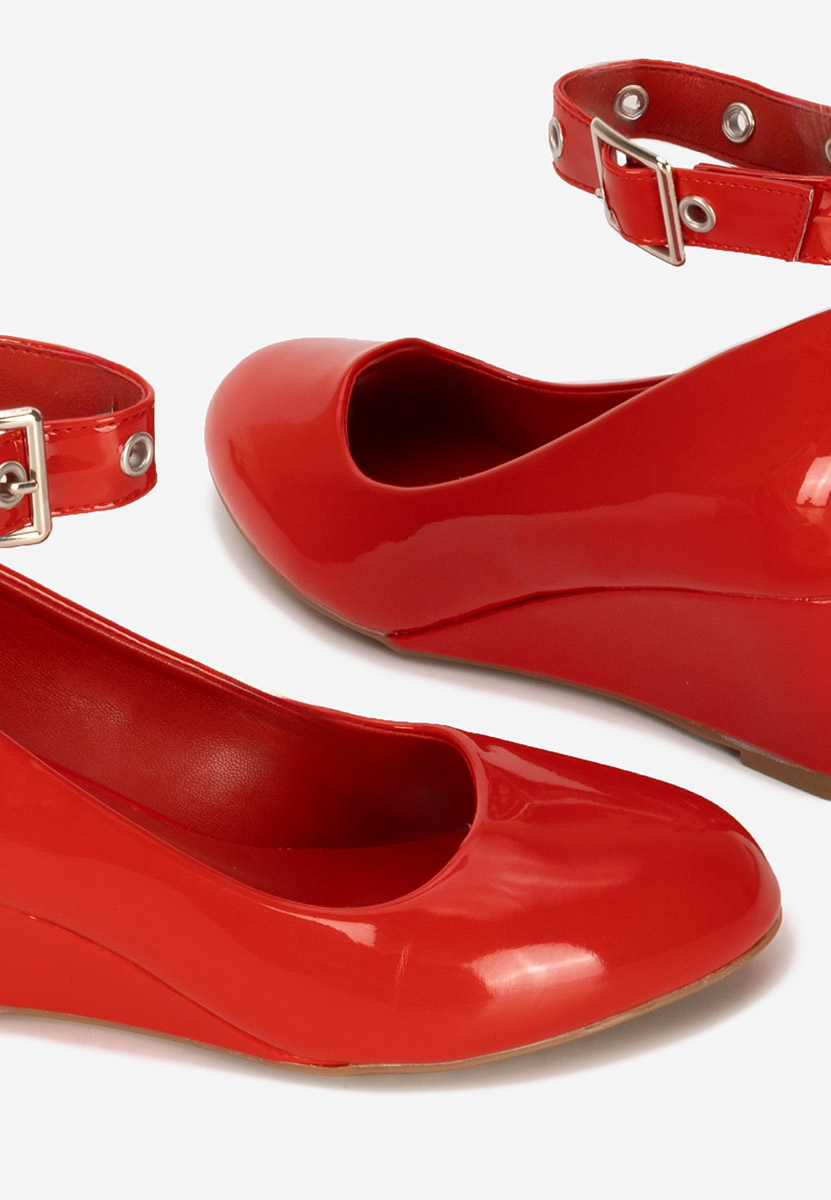 Cipele s platformom Alyssa crveno