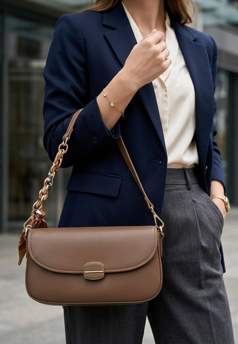 Clutch Adelinea V2 smeđa