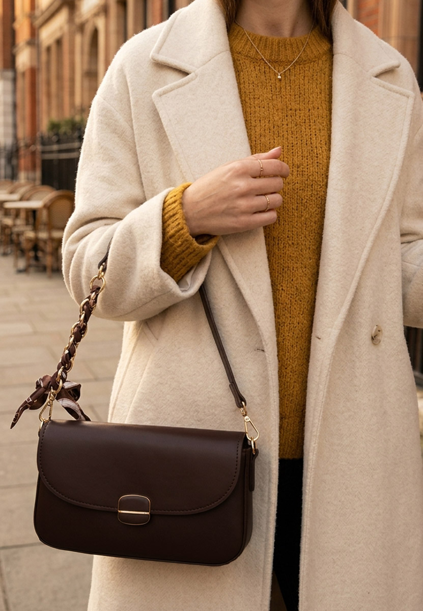 Clutch Adelinea V3 smeđa