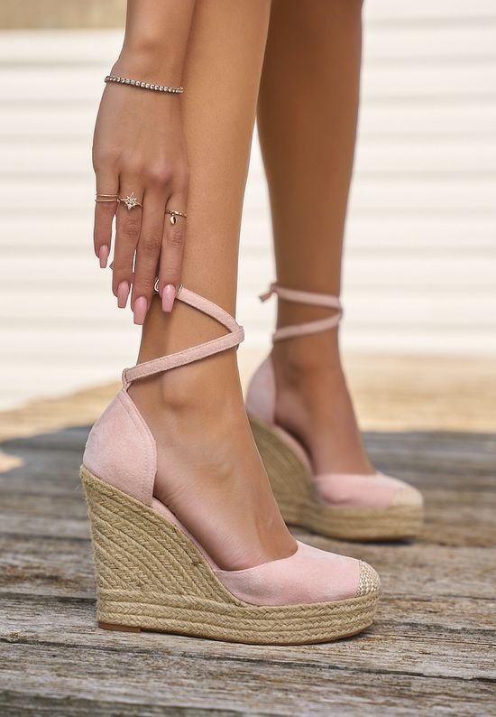 Sandale s platformom Saniza ružičasto, Veličine: 38 - zapatos