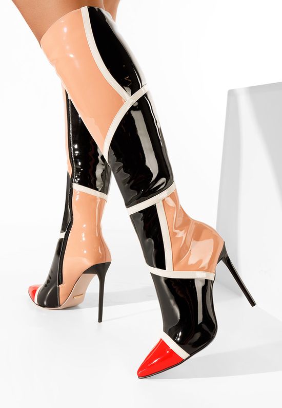 Čizme s visoku petu Madonna Šareno, Veličine: 37 - zapatos