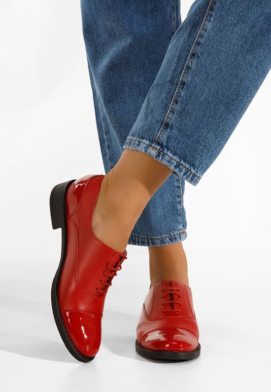 Ženske cipele oksfordice Crveno Genave, Veličine: 36 - zapatos