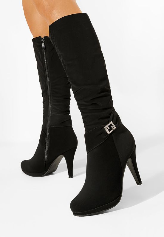 Ženske čizme Crno Denia V2, Veličine: 38 - zapatos