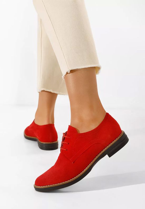 Ženske cipele derby Otivera V2 Crveno, Veličine: 37 - zapatos