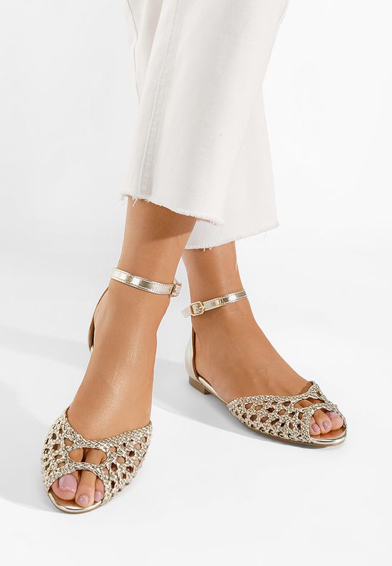 Sandale elegantne Slore Zlatno, Veličine: 41 - zapatos