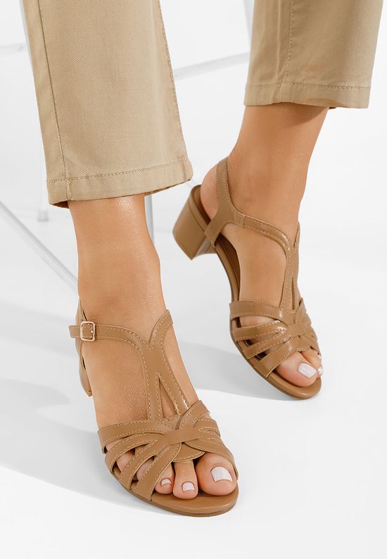 Sandale s petu Henrietta kaki, Veličine: 37 - zapatos