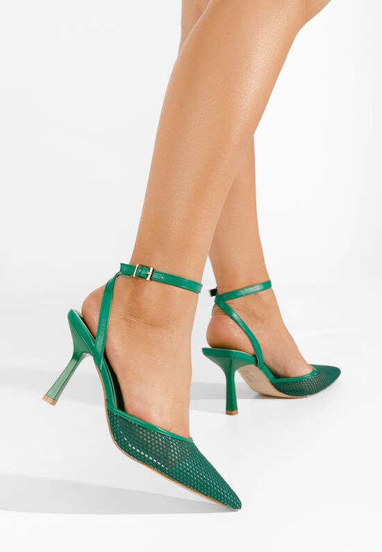 Štikle Adesia zeleno, Veličine: 38 - zapatos