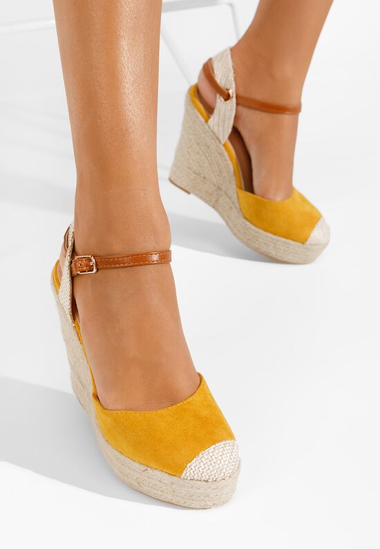 Sandale s platformom Benisa V1 Žuto, Veličine: 40 - zapatos