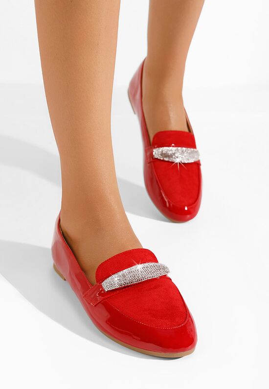 Ženske mokasinke Navarina crveno, Veličine: 41 - zapatos