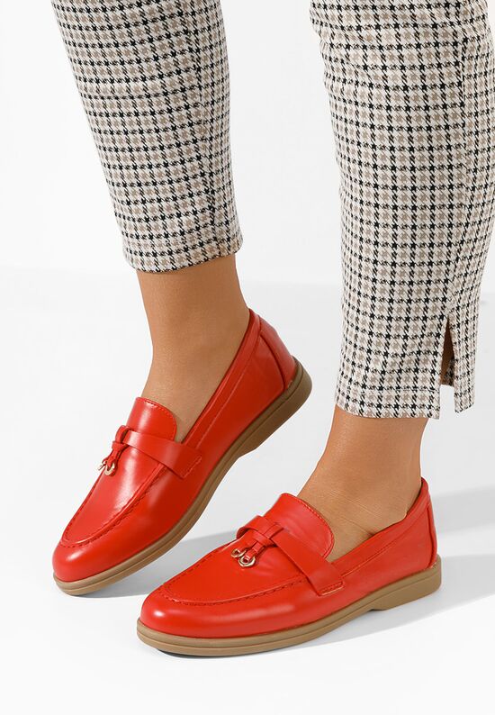 Ženske mokasinke Ravishine crveno, Veličine: 39 - zapatos