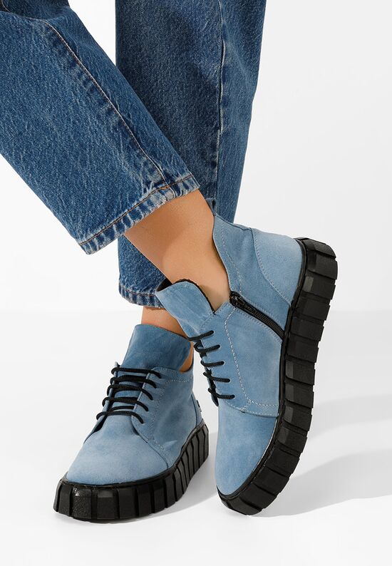 Cipele kozne casual Argina plavi, Veličine: 35 - zapatos