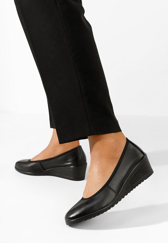 Cipele s platformom Josmia crno, Veličine: 39 - zapatos
