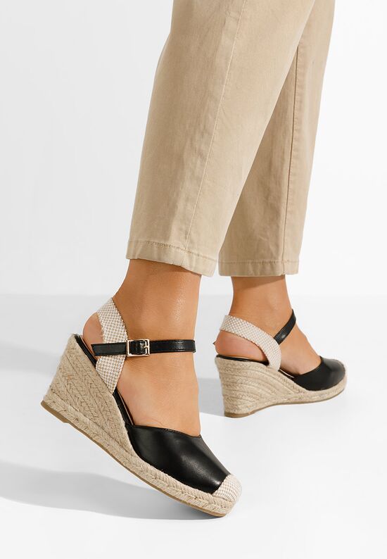 Sandale s platformom Kasea V4 crno, Veličine: 39 - zapatos