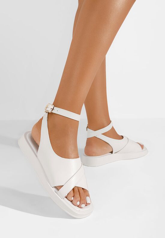 Ženske sandale Abigna V2 bijele, Veličine: 37 - zapatos