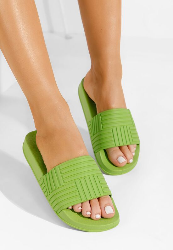 Papuče za ženske Sumaya zeleno, Veličine: 36 - zapatos