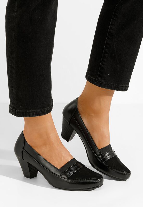 Ženske loafers Zeldanna crno, Veličine: 37 - zapatos
