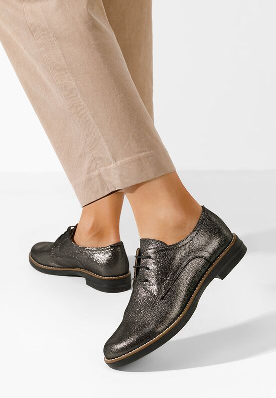 Kožne cipele derby Otivera V2 sivo, Veličine: 39 - zapatos